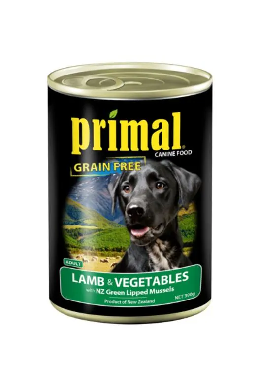 Primal Dog Lamb & Vegetable 390g