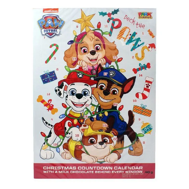 Paw Patrol Advent Calendar 40g