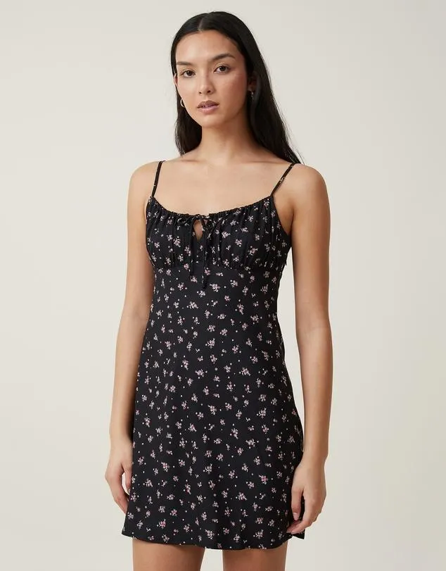 Indie Strappy Mini Dress