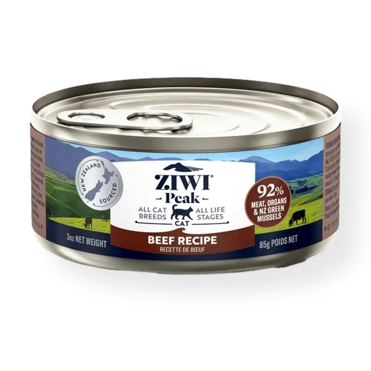 Ziwi Peak Canned Beef Cat Food 85g