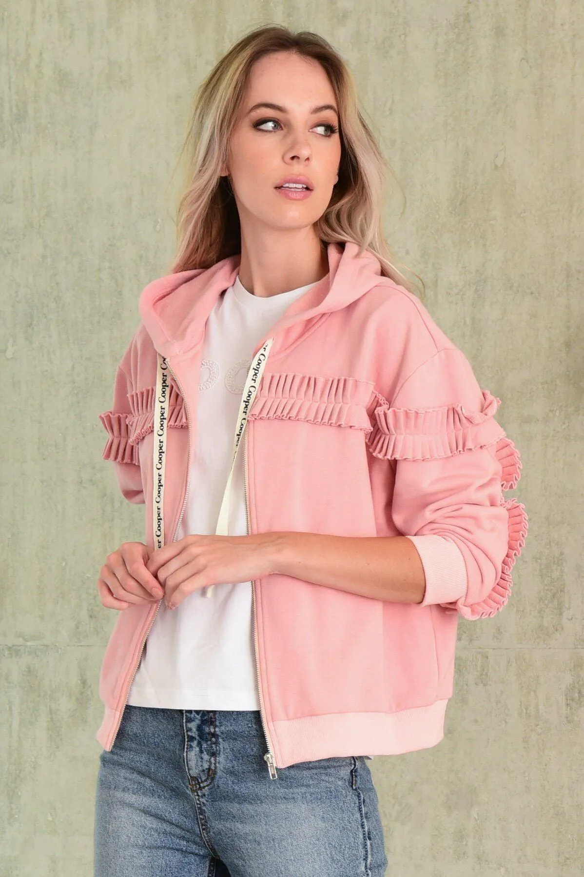 Ruff Around The Edges Hoodie | Pink