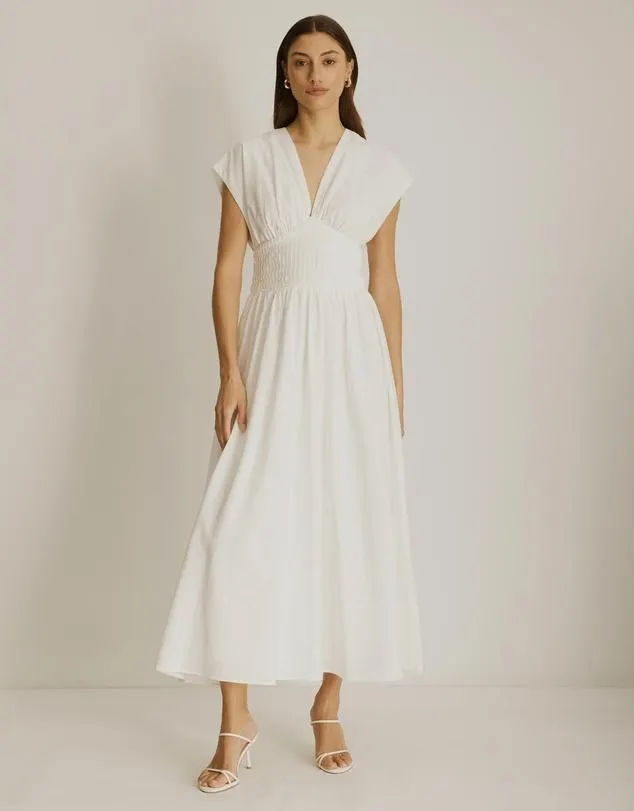 Zara Waisted Midi Dress