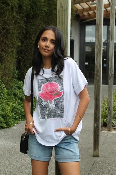 Rebel Club Rose Beauty Capsleeve Tee ...