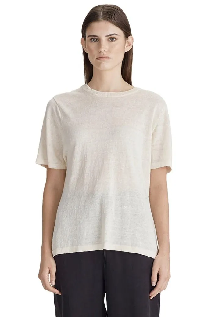 Linen Knit Tee