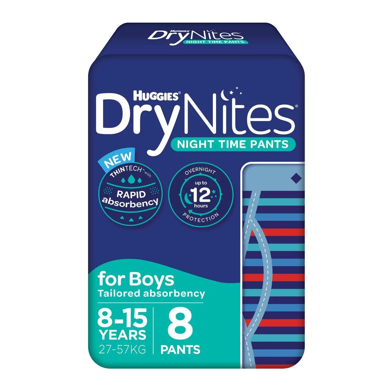 Huggies DryNites Large for Boys 8s