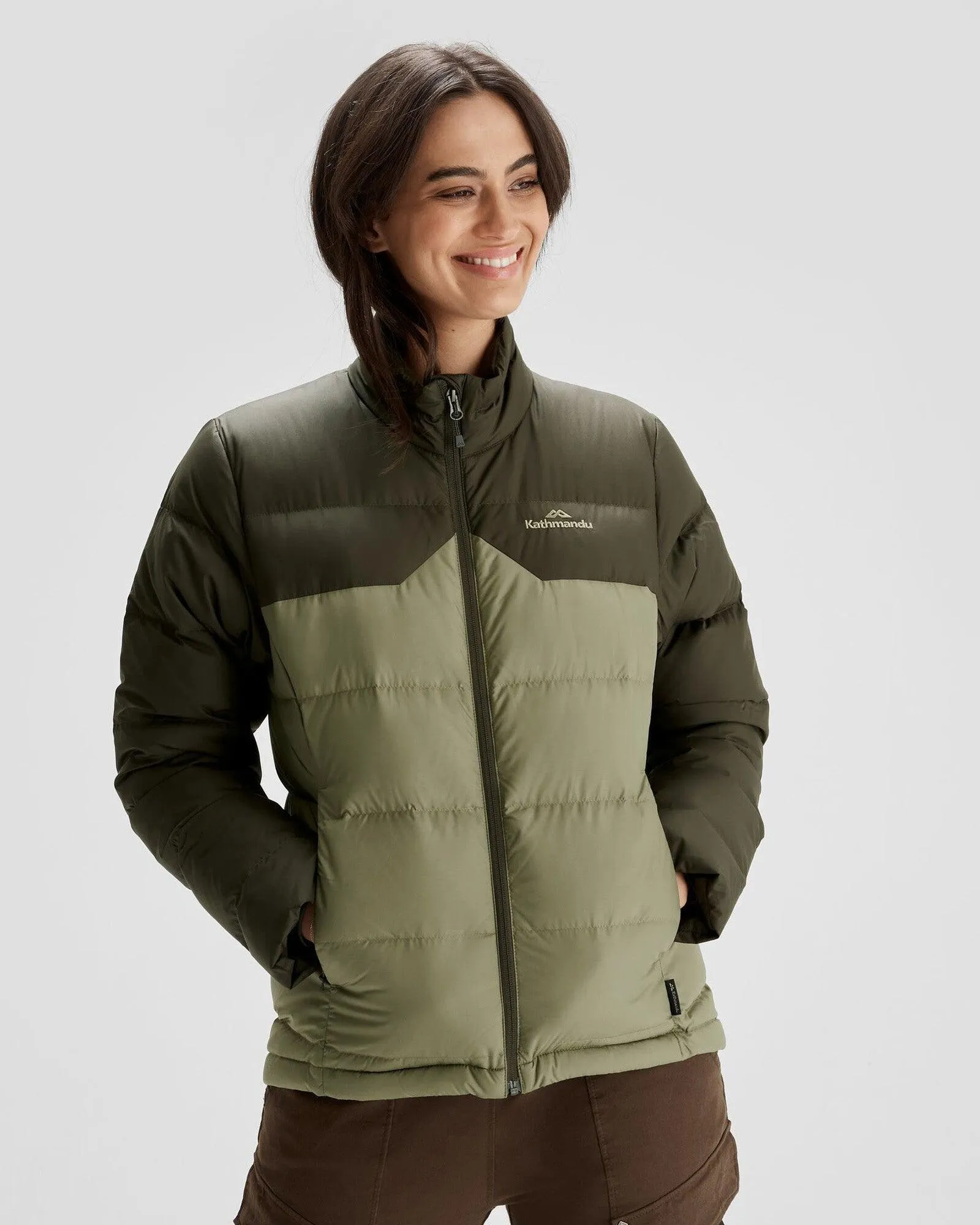 Women's Epiq Down Jacket - Beech/Dark Moss