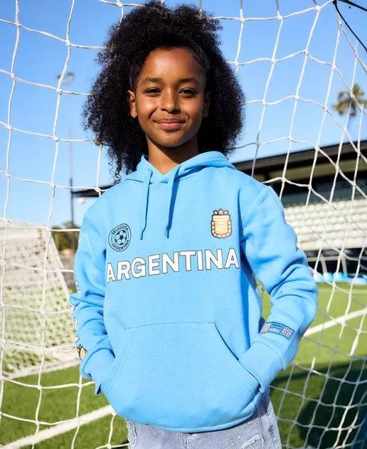 Big Kids' Argentina Football Hoodie
