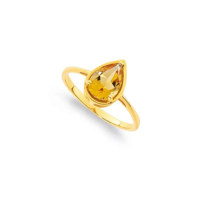 9ct Citrine Ring
