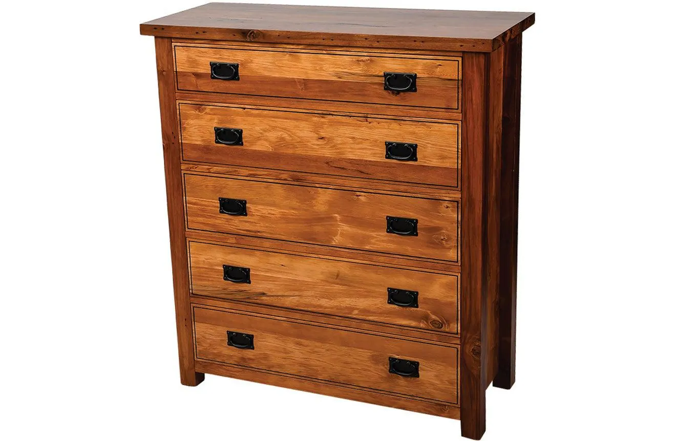 Merivale 5 Drawer Chest - Matte