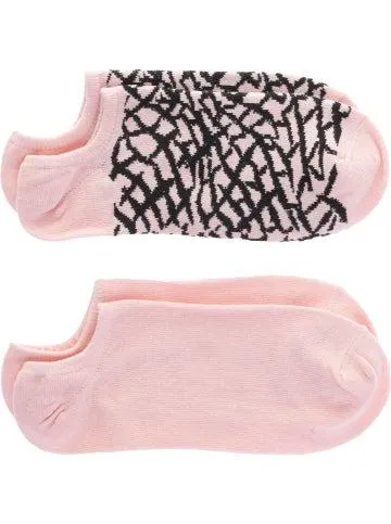 Women's 2 Pack No Show Socks in Lotus Animal