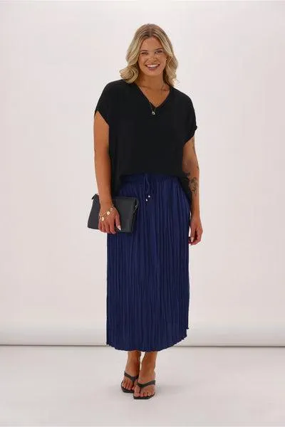 Celebration Connor Sateen Skirt Midnight