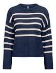 ONLY Lillian O-Neck Knit Jumper, Naval Academy