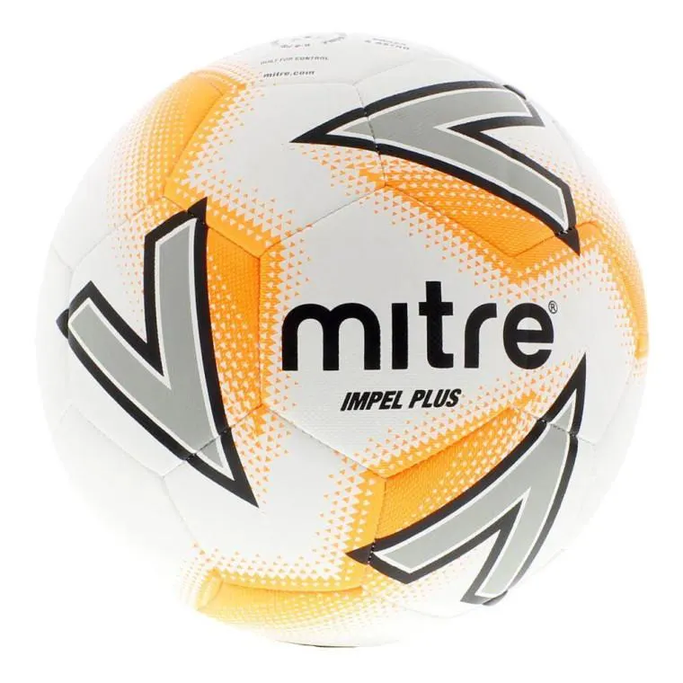 Mitre Impel Plus Football White/Orange/Black