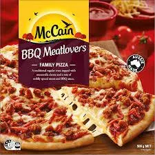 MC CAINS BBQ MEATLOVER FAMILY PIZZA 500GM
