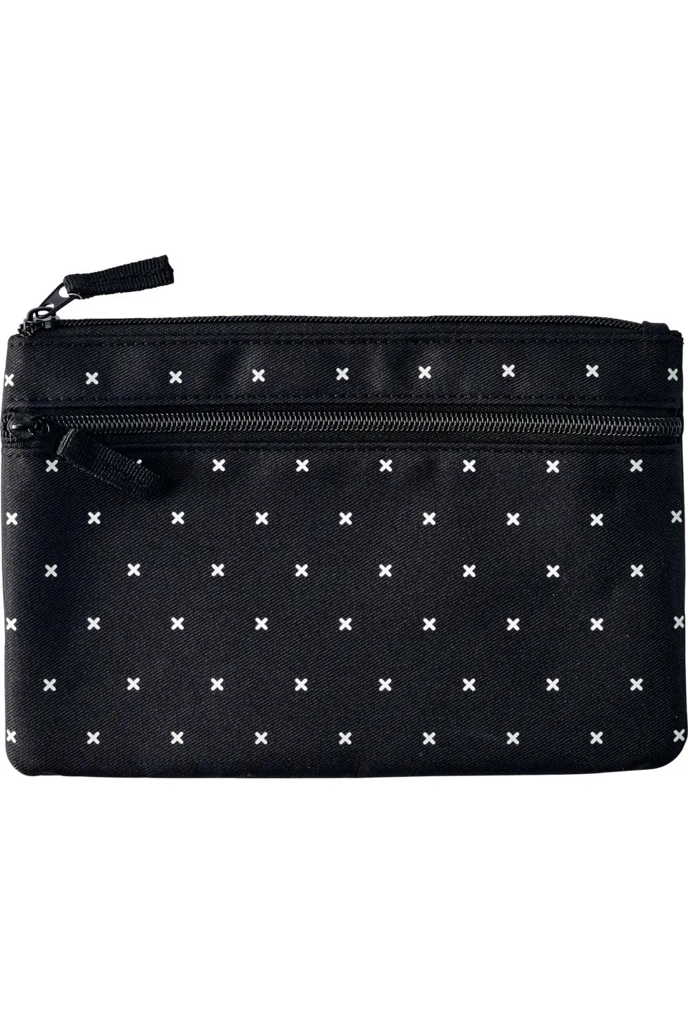 Whitcoulls Black & White Crosses Pencil Case