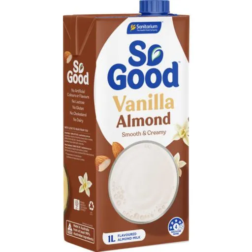 So Good UHT Almond Milk Vanilla Flavoured