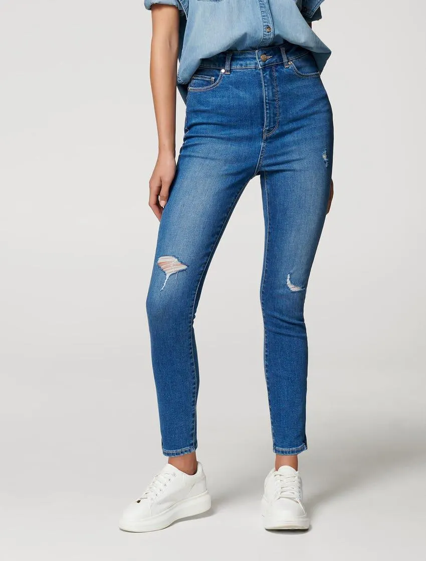 Olivia High-Rise Sculpting Crop Jeans