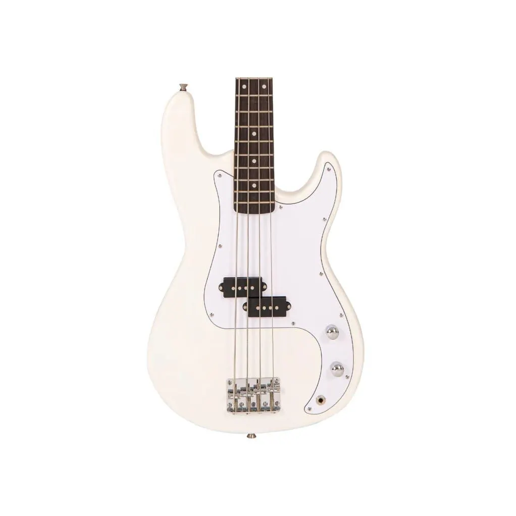 ENCORE E40 BLASTER - VINTAGE WHITE - P-STYLE ELECTRIC 4 STRING BASS