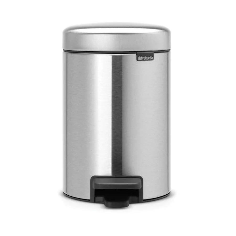 Brabantia NewIcon Pedal Bin (3L) Matte Steel