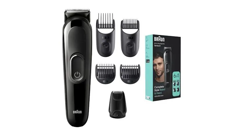 Braun 6-in-1 Style Grooming Kit - Black (MGK3420)