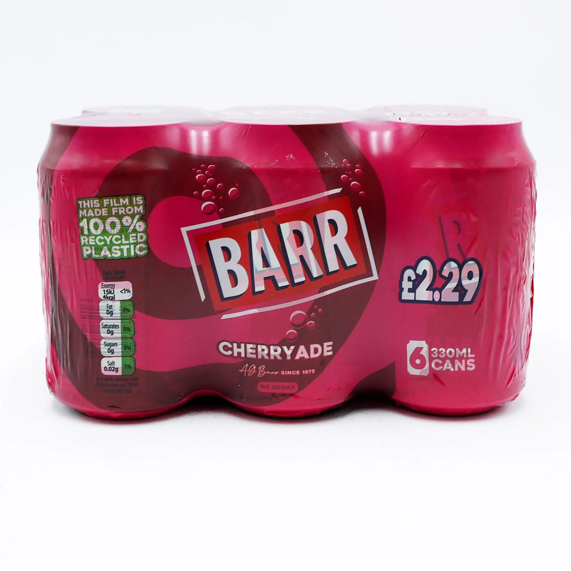 Barr Cherryade Can 330ml 6pk