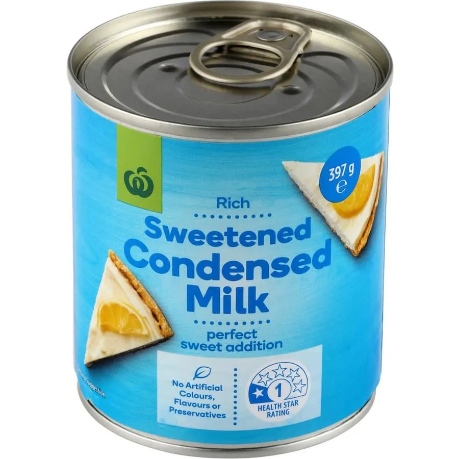 Woolworths Condensed Milk Sweetened
