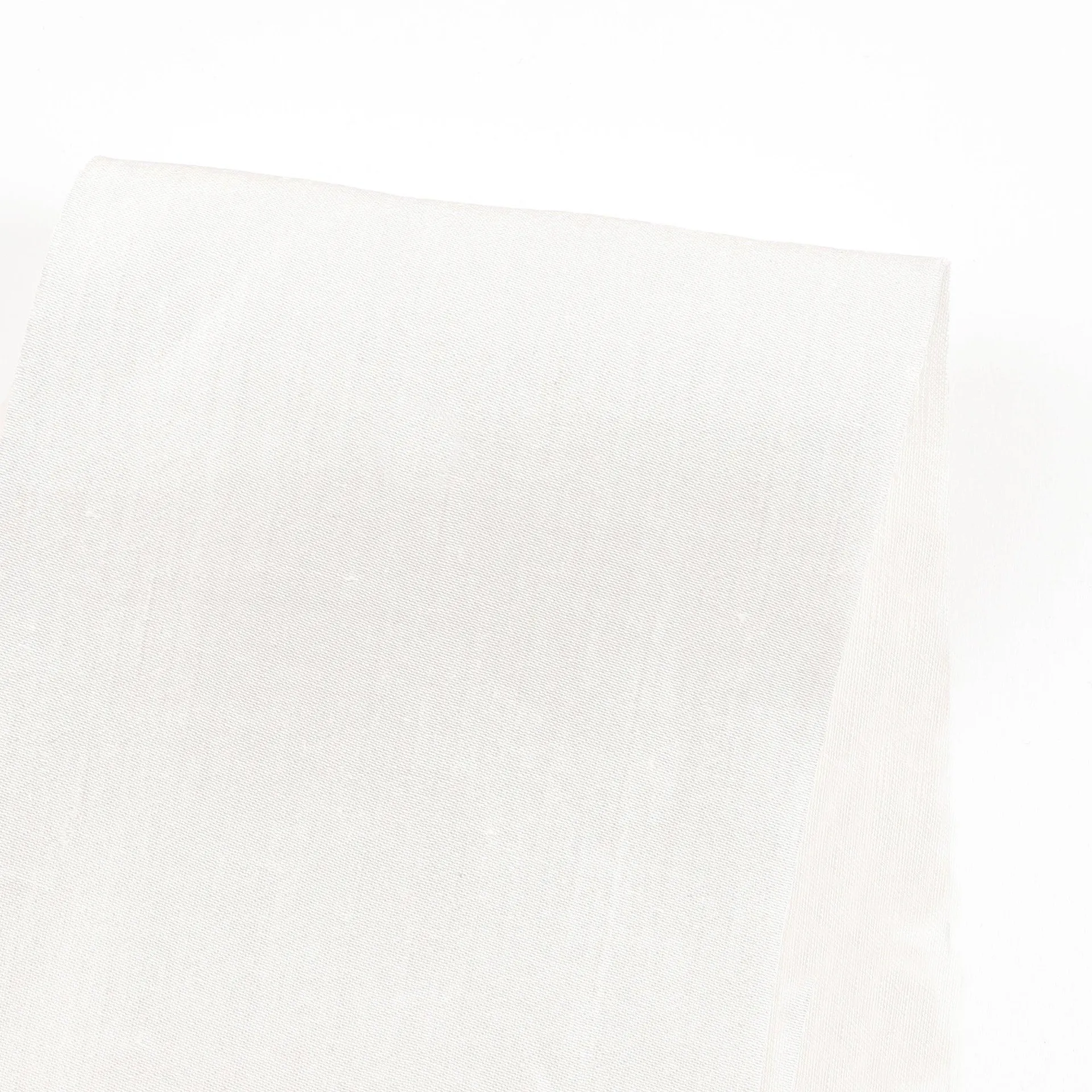 Italian Slubby Satin Rayon / Linen - White