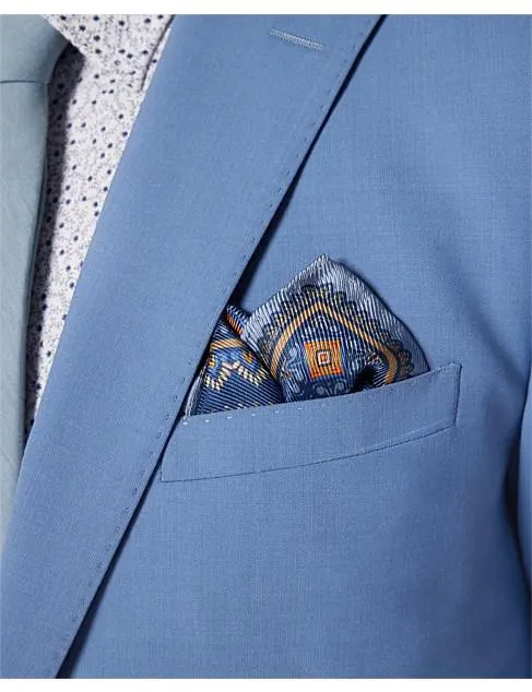 Double-Sided Printed Silk Pocket Square