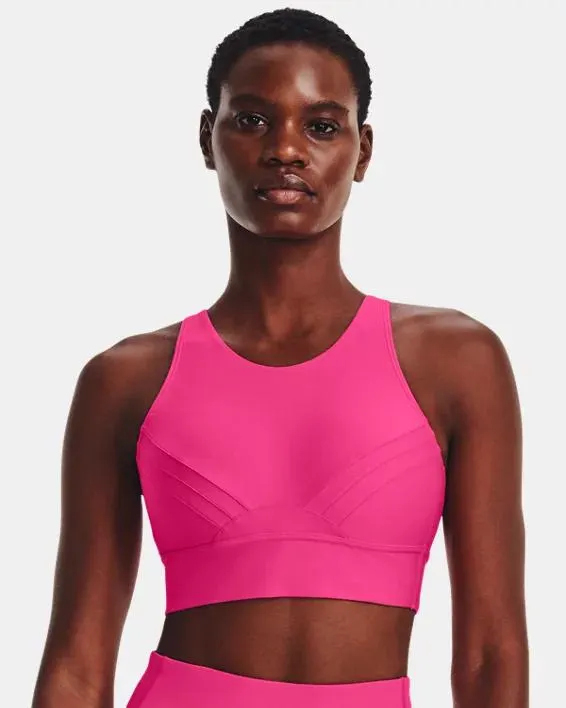 Women's UA Infinity Mid Pintuck Sports Bra