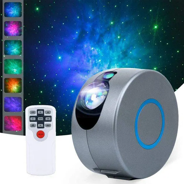 Star Night Light Galaxy Projection - Grey