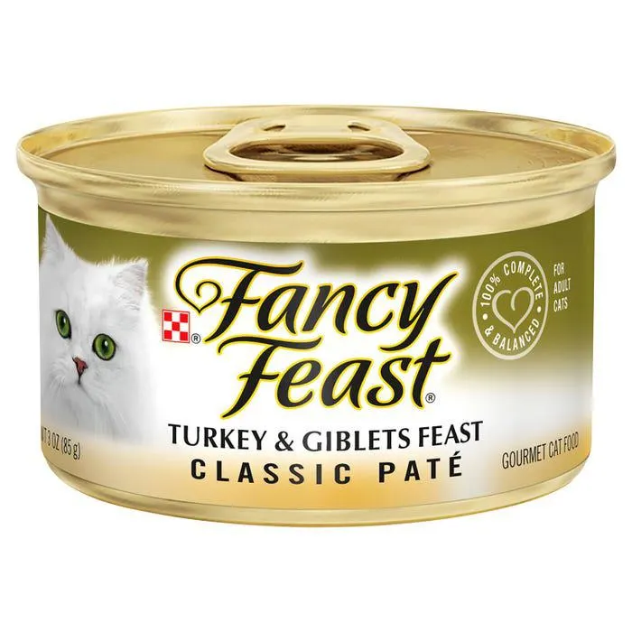 Fancy Feast Classic Turkey & Giblets Feast Cat Food 85g