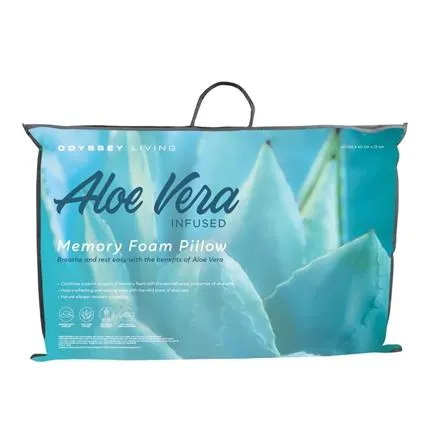 Aloe Vera Infused Memory Foam Pillow
