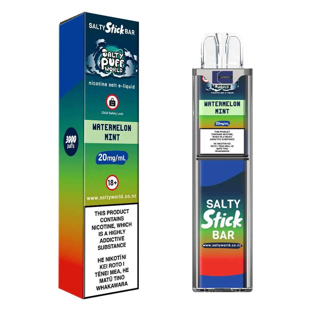 Salty Stick Bar Watermelon Mint Disposable Vape