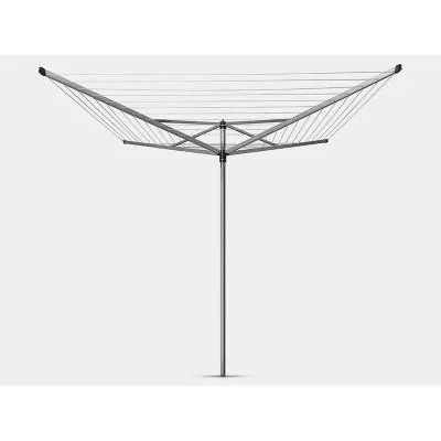 60m Rotary Clothes Line | Top Spinner Folding Clothesline Dryer | BRABANTIA