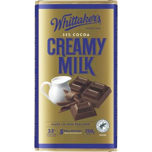 Whittaker's Chocolate Block Creamy Milk