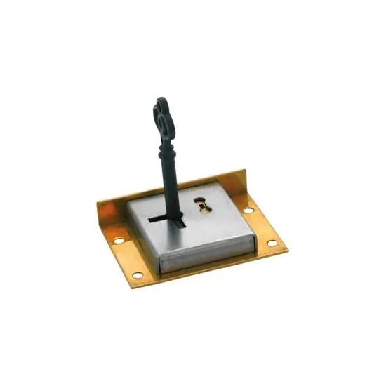 Tradco Drawer Till Lock Brass