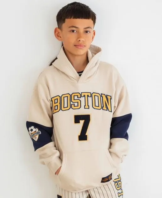 Kids' Sleeve Panel Sporty Hoodie