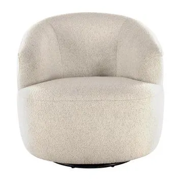 Lexie Swivel Chair - Cream