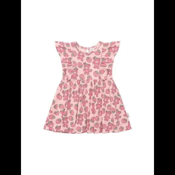 Huxbaby Berry Bear Frill Dress
