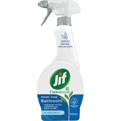 Jif Cleanboost Power & Shine Bathroom Cleaner 500ml
