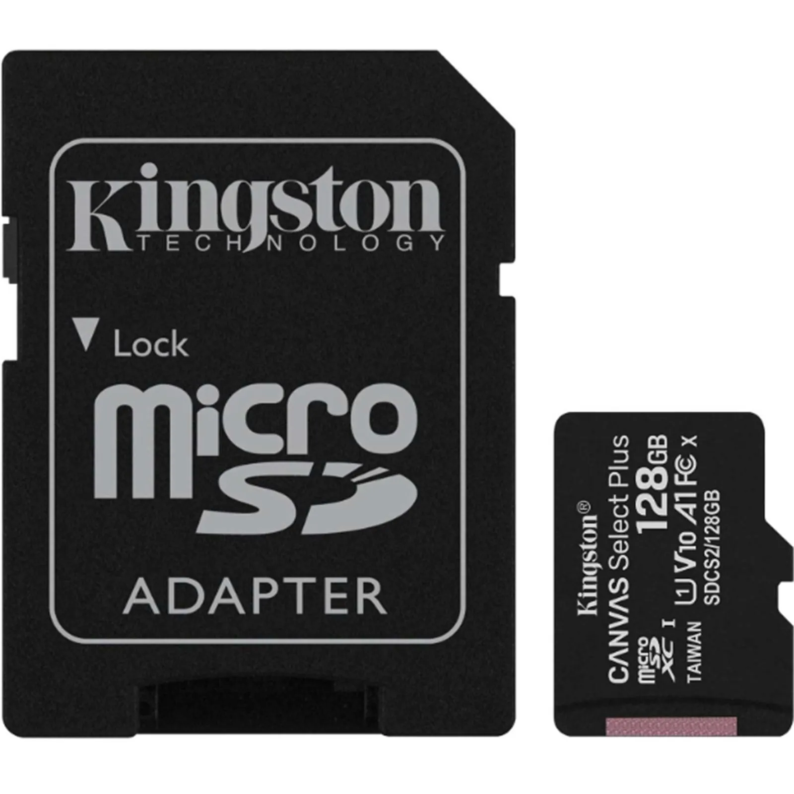 Kingston Canvas Select Plus microSDHC Memory Card - 128GB