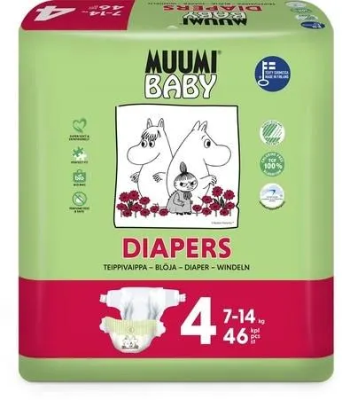 Muumi Baby Nappies Maxi 46s