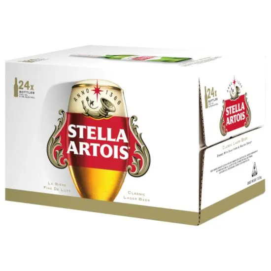 Stella Artois Bottles 24x330ml