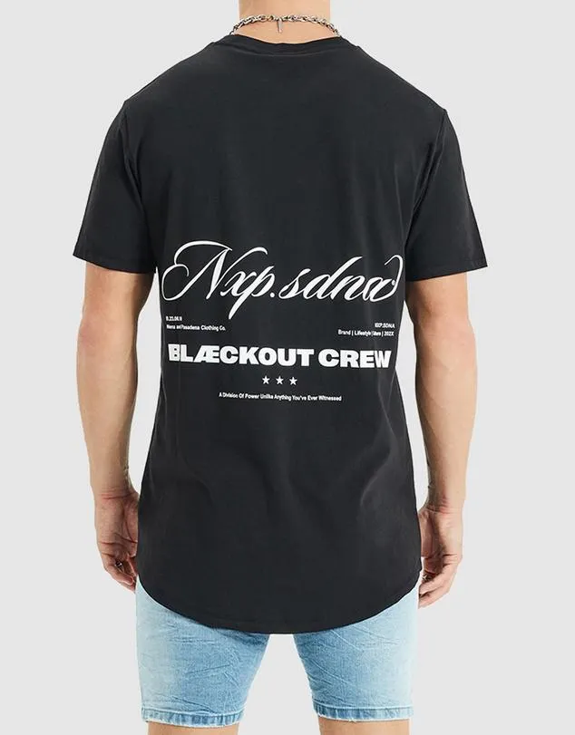 Blackout Cape Back Tee