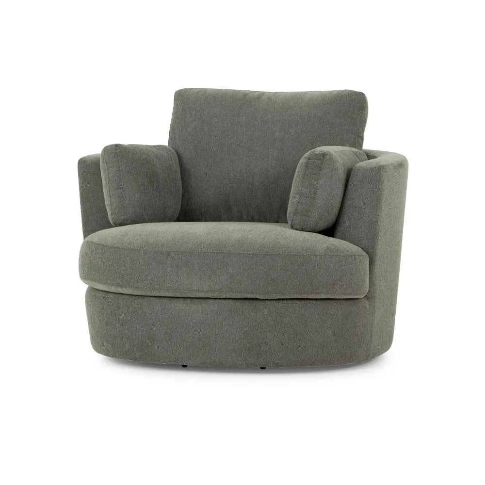 Grayson Swivel Chair, Green