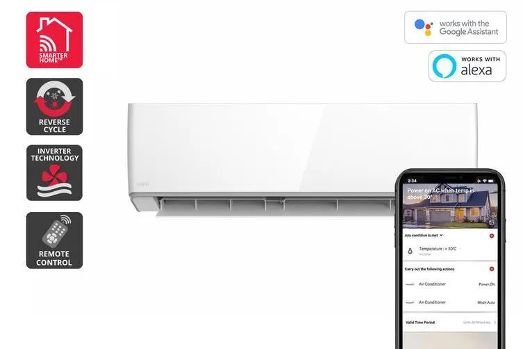 Kogan SmarterHome™ 5.2kW Inverter Split System Air Conditioner (Reverse Cycle, 18,000BTU)