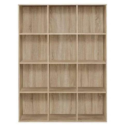 Workspace Soho 12 Cube Cubby Oak