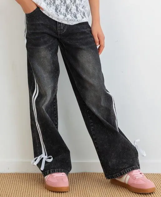 Kids' Bow Side Jean