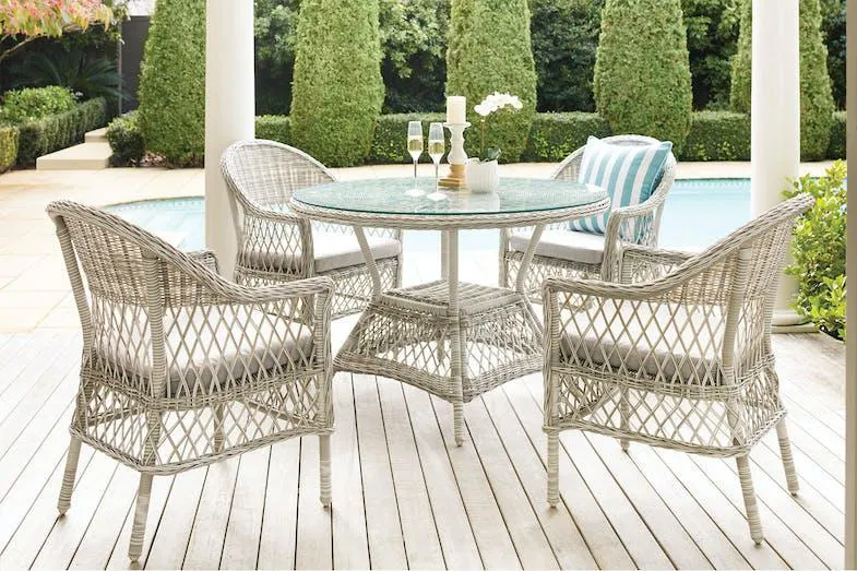 Pearl 5 Piece Outdoor Dining Setting