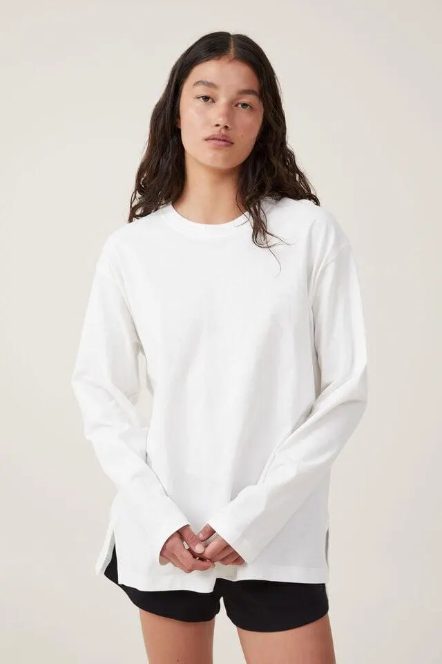 The Boxy Oversized Long Sleeve Top